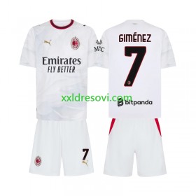 AC Milan Gimenez 7 Gostujući Dječji Nogometni Dres 2026-2027